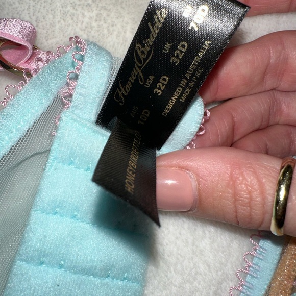 Honey Birdette Candy Aquamarine lingerie set!! - Picture 10 of 15